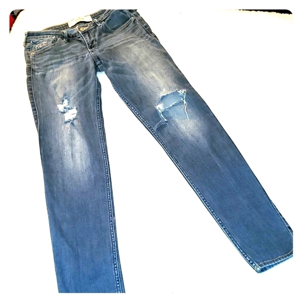 Hollister destructed skinny Jeans 5 R
